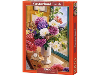 Пазлы Натюрморт с гортензиями 1000 элементов, Castorland