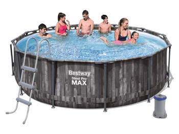 Басейн каркасний круглий Steel Pro MAX. Bestway 5614X