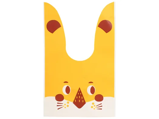 Подарочные пакеты Forest Fox с ушками, 13,5×23 см, 50 шт (цена за упаковку)