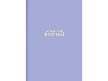 Тетрадь для записей интегральная Work&amp;Create Journal, A4, 80 листов, в линию,soft touch,Школярик