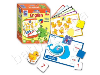Английский язык на магнитах Животные, Vladi Toys