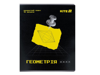 Зошит предметний Геометрія Techno K25-240-1 A5, 48 аркушів, клітинка (ціна за 1шт), Kite