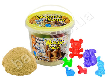 Кінетичний пісок Magic sand - світиться в темряві, класичний, Strateg