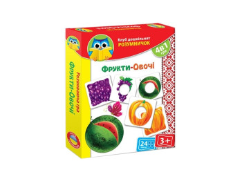 Клуб дошкольника Умнички Фрукты, овощи, Vladi Toys