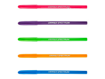 Ручка кулькова Spectrum Fashion синя. Unimax UX-135-02