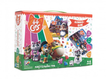 Игра настольная 44 Коты, Алмаз-Бум, Vladi Toys