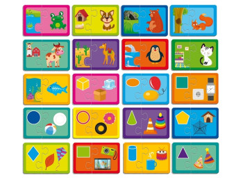 Пазли Знайди пару, Хто де живе? На що схоже? Vladi Toys