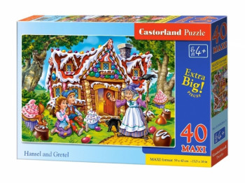 Пазли Пряничне будиночок, 40 елементів, Castorland