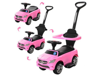 Каталка-толокар з батьківською ручкою 2в1. Bambi M 3503C-8
