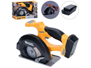 Пила циркулярная игрушечная T008, 29 см, светящийся и подвижный диск, BabyToys