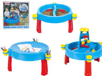Столик для води та піску 3в1, з аксесуарами, DOLU Toy Factory 3070