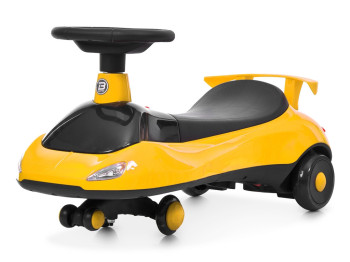 Дитяча каталка-бібікар Bambi Racer M 6363-6, 1х6V/4AH, 1х25W, світло, музика, Bluetooth, жовтий