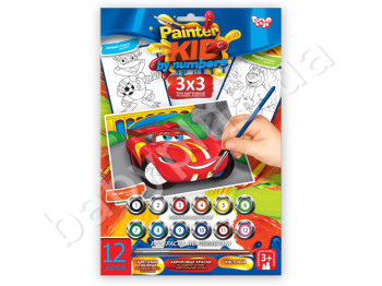 Набор для творчества Painter kids, Раскраска по номерам, Danko Toys