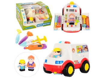 Машинка Игровой набор доктора Скорая помощь. Limo Toy 836