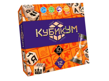 Настільна гра "Кубікум", 8+, Danko Toys