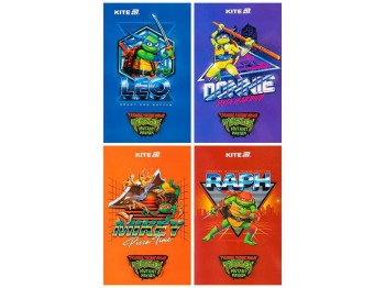 Блокнот-планшет A6, 50 листов, TMNT Mutant Mayhem (2023 Movie), Kite