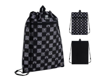 Сумка для взуття зі шнурками Game On K25-601M-4, 46×33 см, затяжка шнурком, Kite