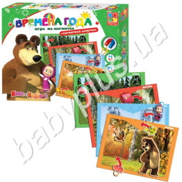Игра настольная Времена года, Маша и Медведь (рус)