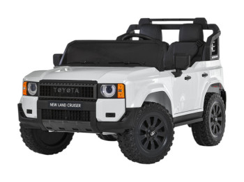 Електромобіль джип M 6280EBLR-1,12V,2×45W, MP3, Bluetooth, EVA колеса, шкіряне сидіння, білий, Bambi