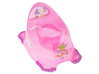 Горшок АКВА з протиковзною гумою рожевий. Tega Baby AQ-007-117