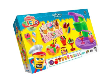 Набір для творчості Тісто для ліплення Master Do Фабрика морозива, Danko Toys