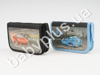 Пенал KIDIS, подвійний, картонний, серія SPEEDWAY