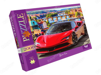 Пазлы Sport Car, 2000 элементов 66x94 см, Danko Toys