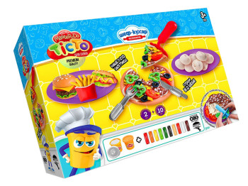 Набор для творчества Тесто для лепки Master Do ШЕФ-ПОВАР средняя пицца, Danko Toys