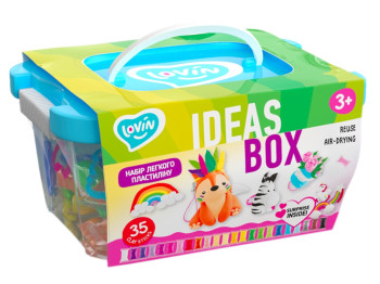 Набір легких пластилін Ideas Box. TM LOVIN'DO 70108