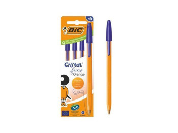 Ручка Оранж, синяя, 4шт в упаковке, BIC bc516336