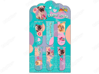 Закладка магнітна Candy lover puppy 6 штук, Kidis 13483