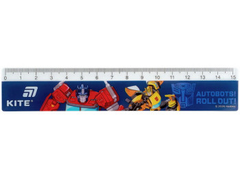 Линейка пластиковая Kite Transformers TF26-090, 15 см