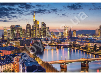 Пазлы картонные 1500 элементов серия 3 Evening City, Danko Toys