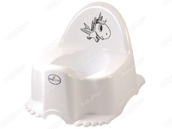 Горшок з музикою білий ЕСО Єдиноріг. Tega Baby PO-055-103