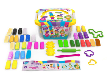 Набір тісто для ліплення Trolls and creatures box. ТМ LOVIN'DO 41220