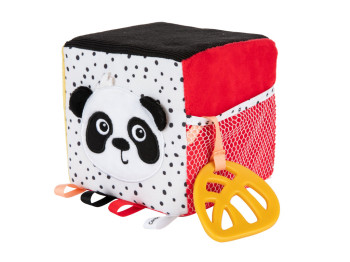 Игрушка мягкий контрастный сенсорный кубик BabiesBoo, Canpol babies 68/098