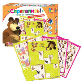 Игра настольная Спрятались Маша и Медведь, Vladi Toys