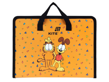 Папка-портфель Garfield, А4, 1 отделение, Kite