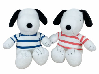 М'яка іграшка плюшева Snoopy у смугастій футболці, 30 см, 2 види, TJ645