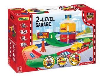 Игровой набор гараж 2 уровня Play Tracks Garage Wader 53010