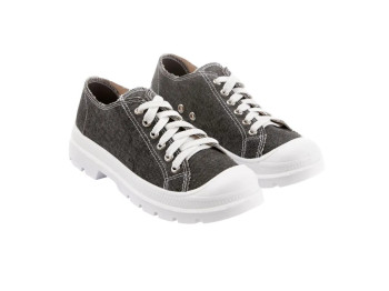 Кеди unisex текстильні OSTIN L-784Z-11-BW, 41 розмір, варені чорні, Litma