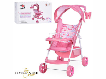 Коляска для кукол прогулочная металлическая. FiVEoNiNE T715022