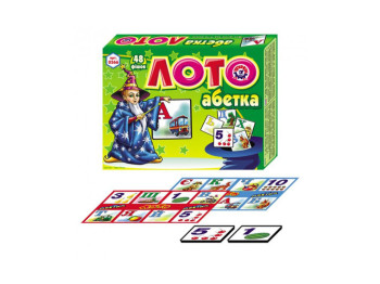 Лото Українська абетка 48 фішок, Технок