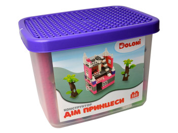 Конструктор Дом принцессы. TM Doloni Toys 013888-32. 165 деталей.