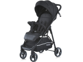 Коляска дитяча прогулянкова. Bambi M 4249-2 Black Matt