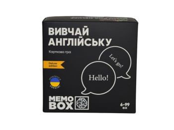 Настільна гра MemoBox Delux Вивчай англійську. JoyBand MBD104