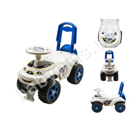 Толокар Автошка ПОЛИЦИЯ. TM Doloni Toys 0142-11. Расказывает ПДД и поет на рус.яз.