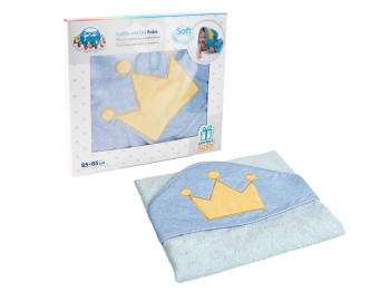 Полотенце після купання з капюшоном 85x85см King. Canpol Babies 26/800_blu