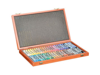 Мел-пастель Toison D'or 48 цветов. Деревянная упаковка. Koh-i-Noor 8596
