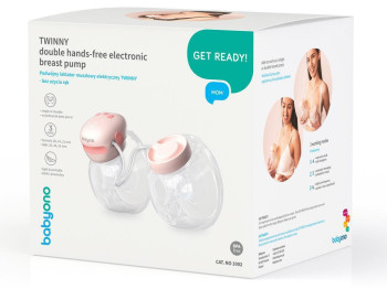 Молоковідсмоктувач подвійний акумуляторний Twinny Hands Free, 1002, BabyOno
